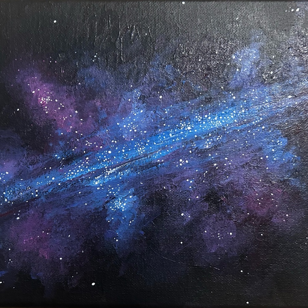 Abstract Galaxy Canvas Art